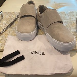 Vince sporty slip on platform sneakers